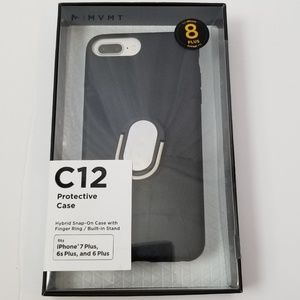 MVMT C12 iPhone 6  6s 7 8 Plus Black Case NWT